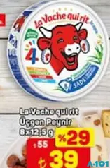 LA VACHE QUİ RİT ÜÇGEN PEYNİR 8X12,5 G fiyat ve kampanya bilgisi